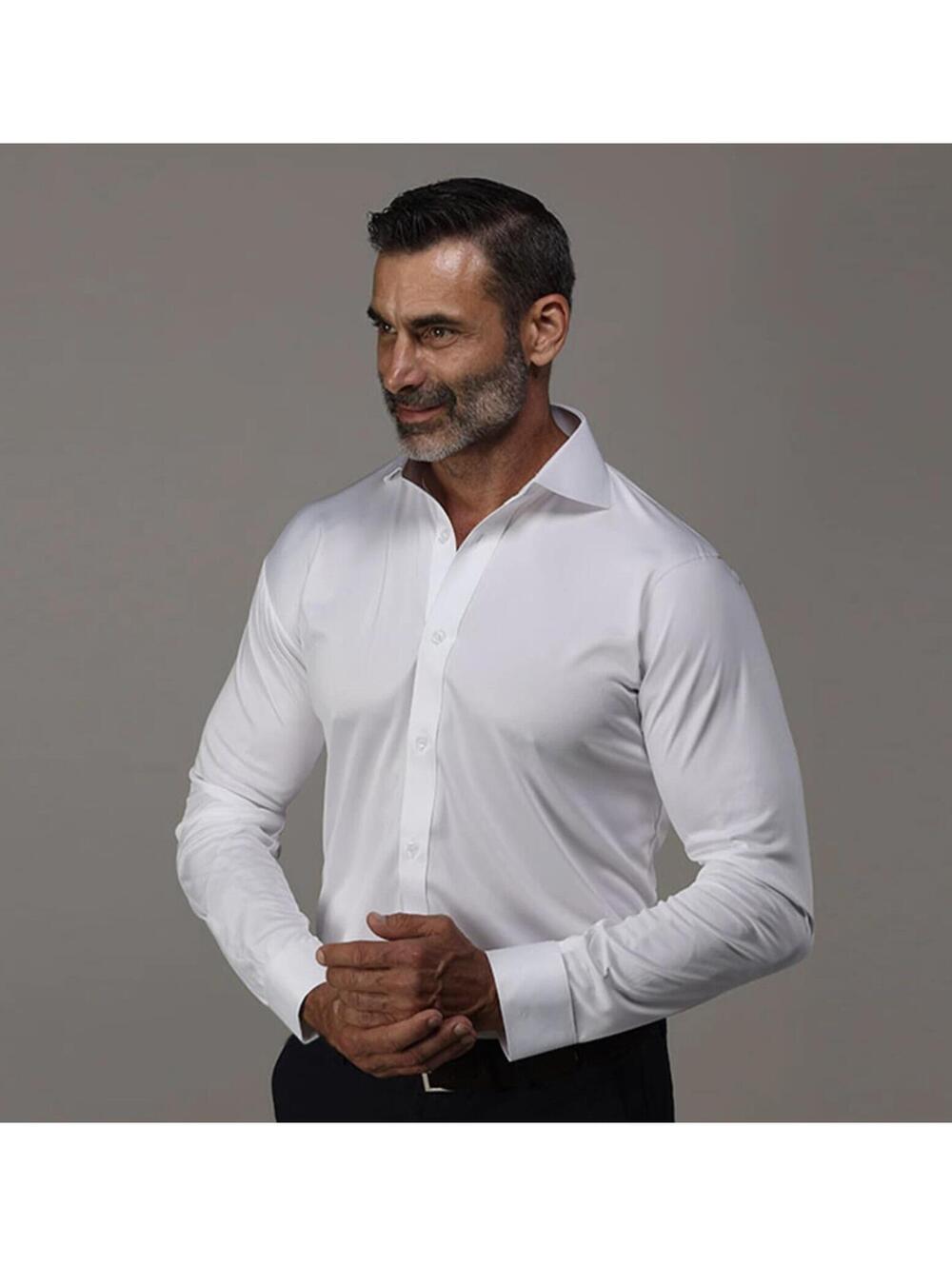 Collars & Co. NWT Quattro Flex Dress Shirt with Cutaway Collar - Size Large